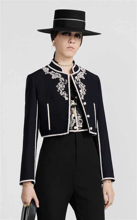 dior cropped jacket|christian dior jackets.